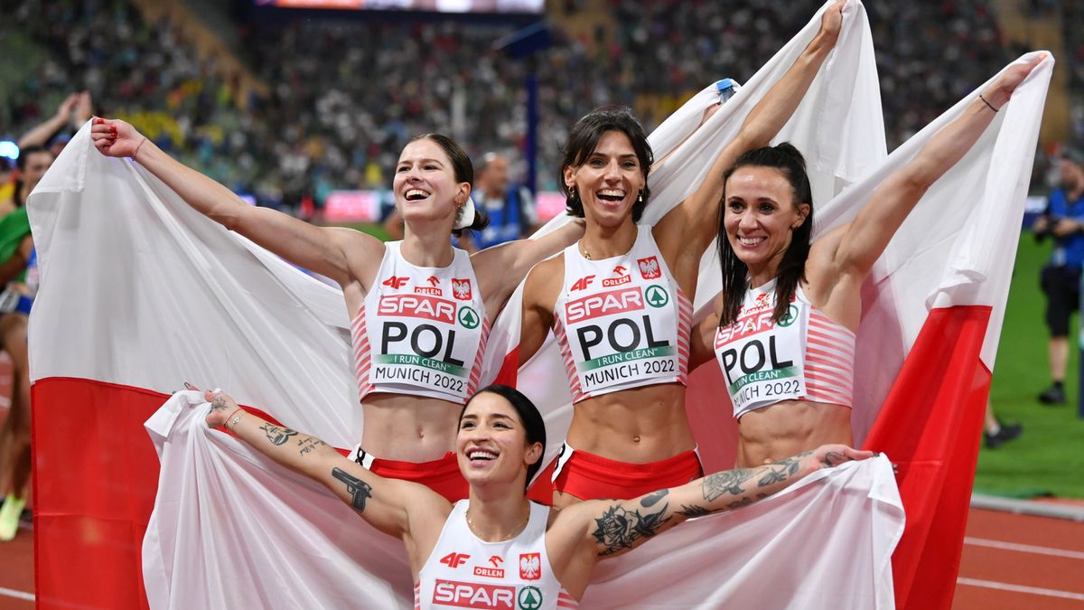 Zdjęcie okładkowe artykułu: PAP / Adam Warżawa / Na zdjęciu: Polki cieszące się ze srebrnego medalu wywalczonego w sztafecie 4x100 m