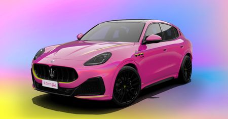 Trójząb w różu, czyli niecodzienna współpraca Maserati z Barbie