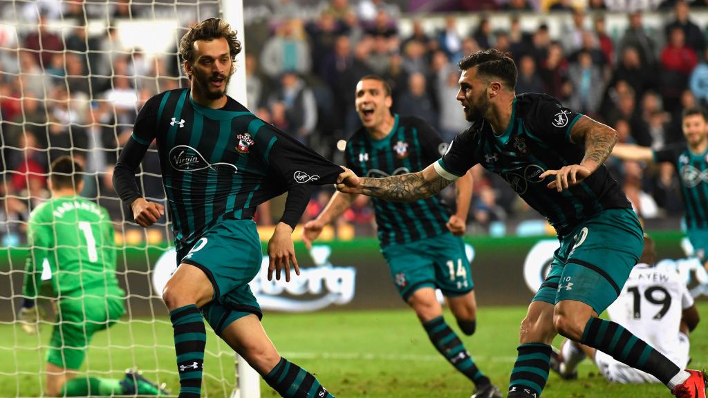 Zdjęcie okładkowe artykułu: Getty Images / Na zdjęciu: Radość Manolo Gabbiadiniego i piłkarzy Southampton