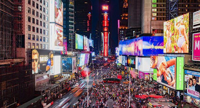 Samsung postawił na Times Square ekran o powierzchni ponad tysiąca metrów kwadratowych