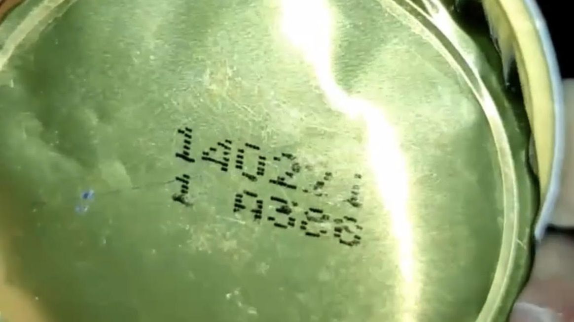 Rosyjska racja żywnościowa, przeterminowana o rok 