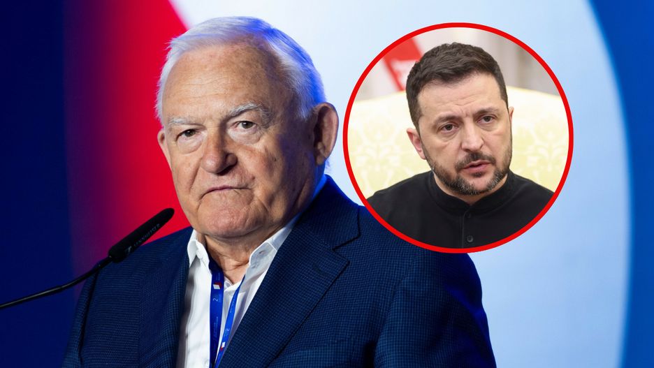 Leszek Miller i Wołodymyr Zełenski