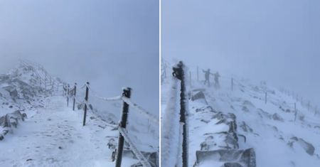 Nagranie ze Śnieżki niesie się po sieci. "Zobacz"