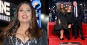Salma Hayek prezentuje ŚCIŚNIĘTY BIUST podczas odsłaniania swojej gwiazdy w Alei Sław (ZDJĘCIA)