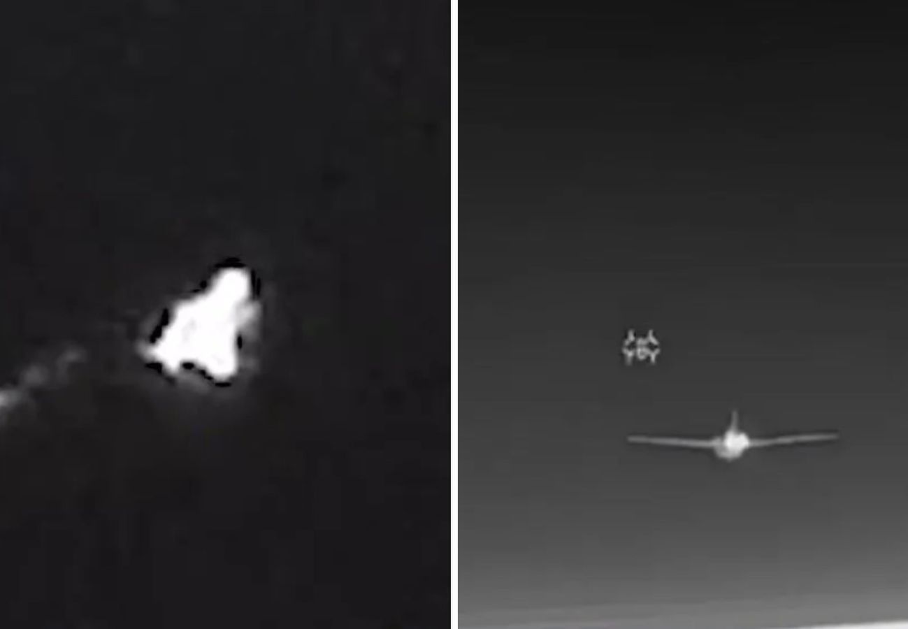 Ukraińska obrona przeciwlotnicza pokazała nagranie z nocnej walk