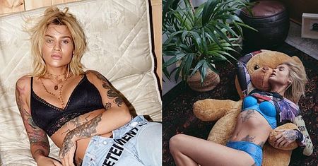 Karolina Gilon pozuje w bieliźnie