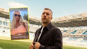 Podolski chwali się żoną. Rzadko kiedy można zobaczyć, jak wygląda