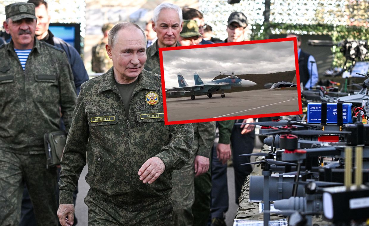Zapad: wpadka wojskowych. Pokazali dmuchany samolot