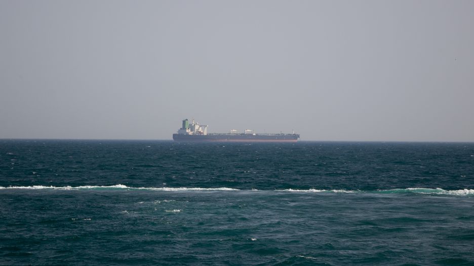 An Iranian oil tanker sit anchored off the Kharg oil hub on the Persian Gulf about 1,250 km (776 miles) south of Tehran on February 23, 2016.(Photo by Morteza Nikoubazl/NurPhoto via Getty Images)