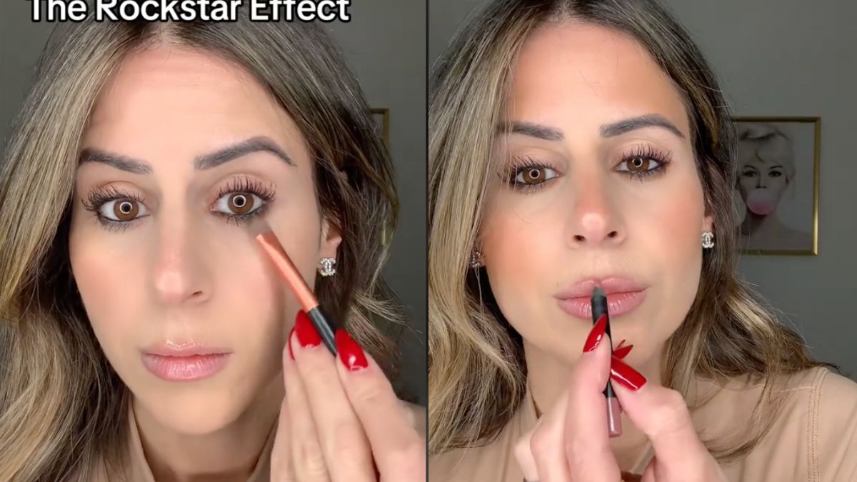 Makijaż w stylu hollywoodzkiej gwiazdy.