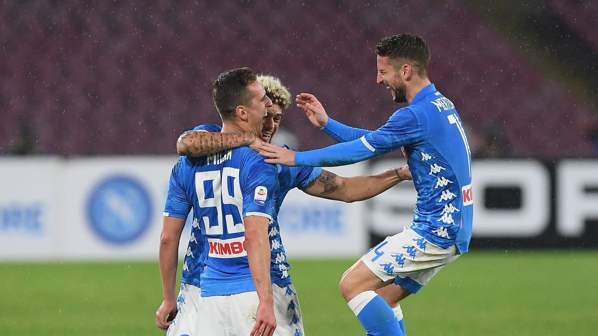 Getty Images / Francesco Pecoraro / Na zdjęciu: piłkarze SSC Napoli