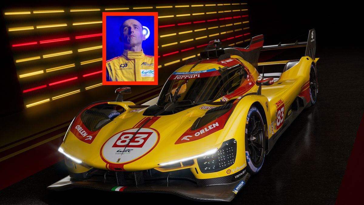 Zdjęcie okładkowe artykułu: Materiały prasowe / FIA WEC, AF Corse / Na zdjęciu: Ferrari 499P Hypercar, na małym zdjęciu Robert Kubica