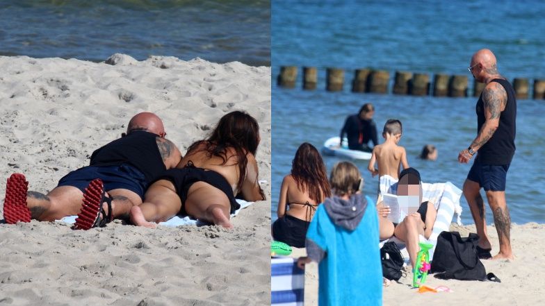 Patryk Vega na wakacjach nad morzem (ZDJĘCIA)