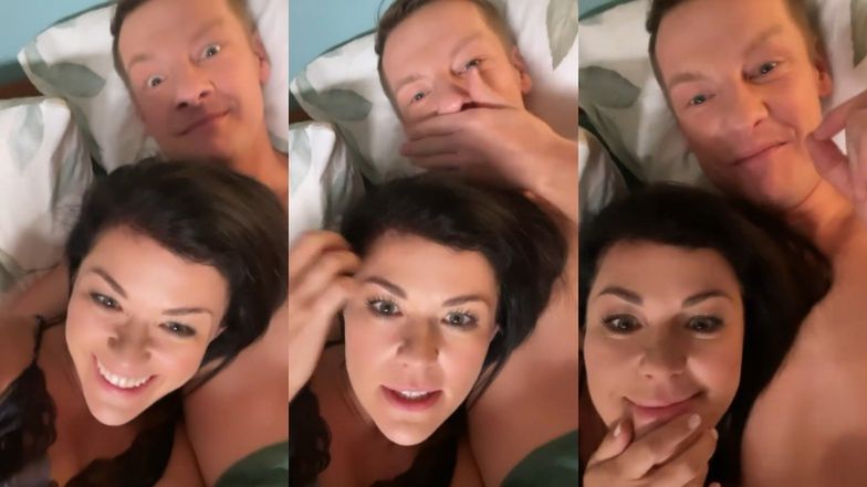 Katarzyna Cichopek i Marcin Mroczek pozdrawiają Z ŁÓŻKA