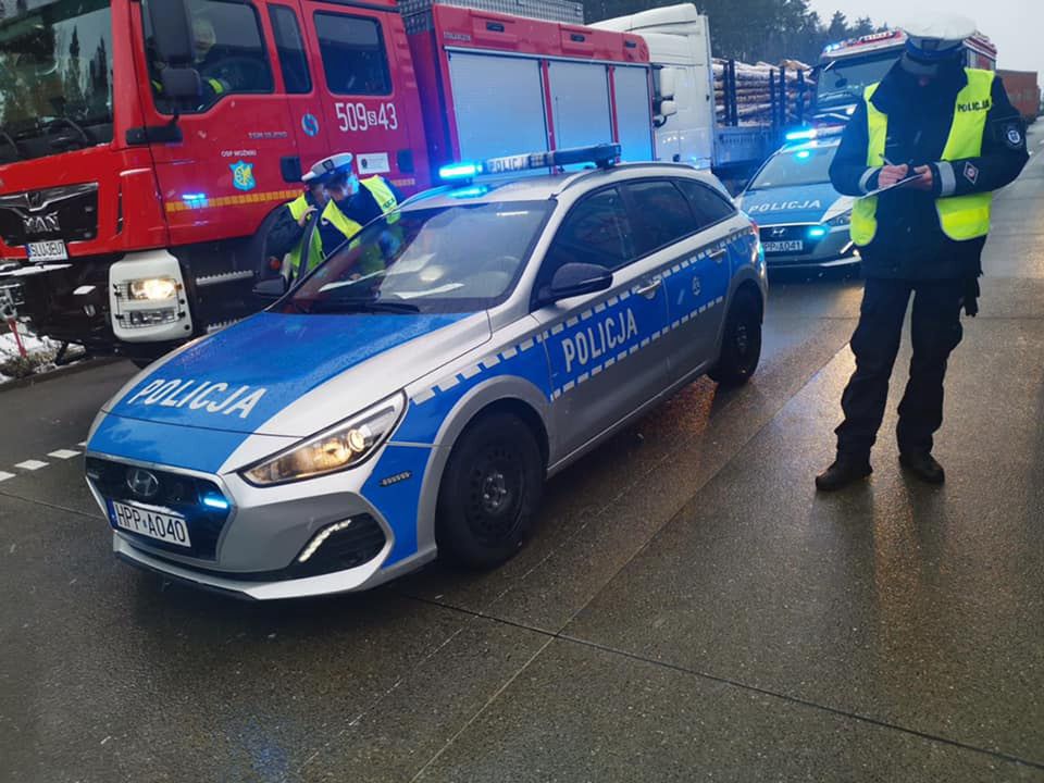Śląsk. Wypadek w Woźnikach. Autostrada A1 w stronę Gliwic zablokowana