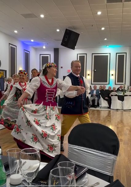 Agata i Piotr Rubikowie na balu