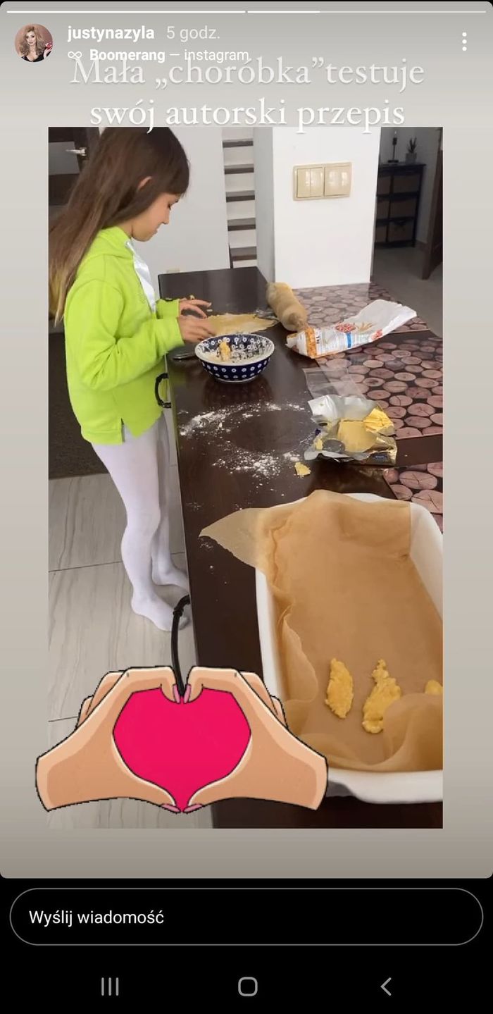 Karolina Żyła w kuchni