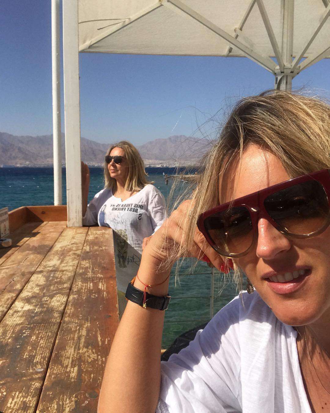 Karolina Szostak z mamą na wakacjach w Izraelu