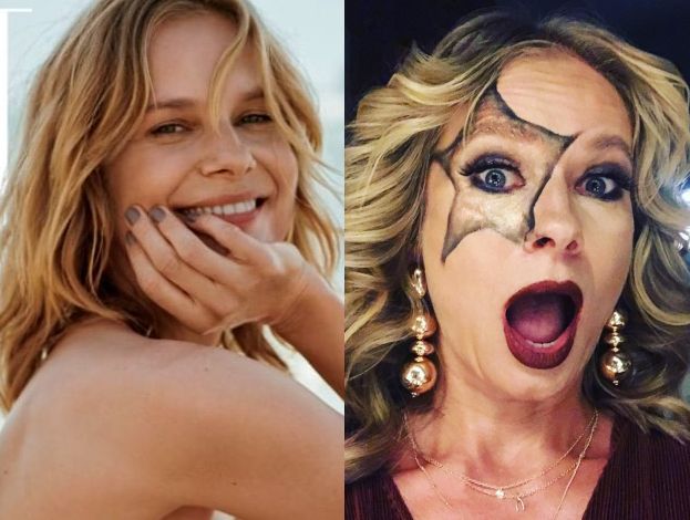 Magdalena Cielecka (znowu) POKAZAŁA PIERSI na okładce "ELLE"! "Nie ścigam się z czasem" 