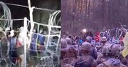 Agresja na granicy z Białorusią. Migranci chcieli wedrzeć się do Polski