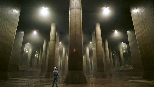 To Moria? Średniowieczna katedra? Nie, to japońska kanalizacja burzowa 1