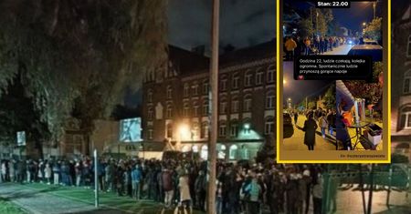 Wrocław, godzina 22:00. Wyborcy śpiewali, mieszkańcy przynosili herbatę