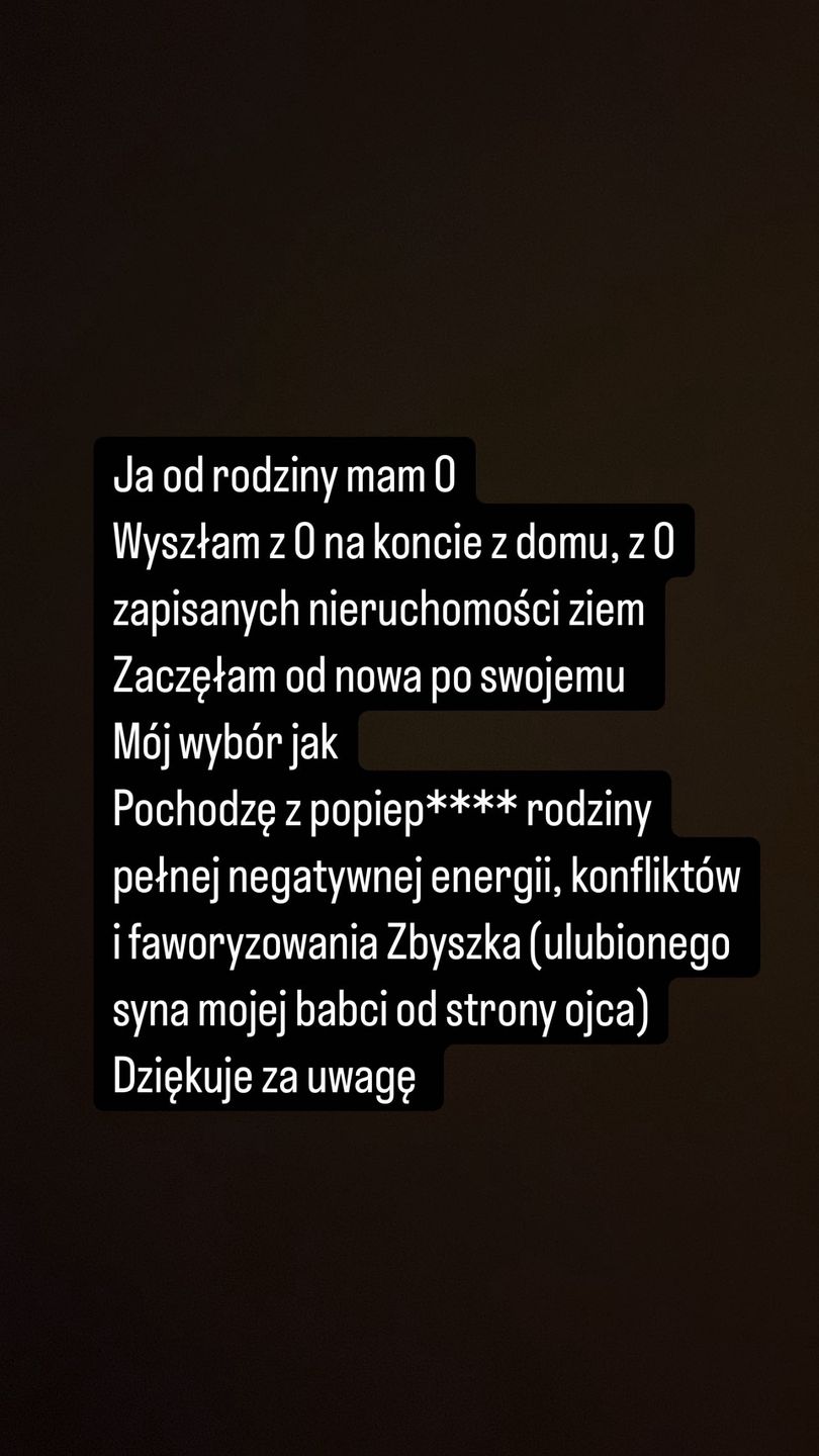 Caroline Derpienski wyjaśnia swoją sytuację rodzinną