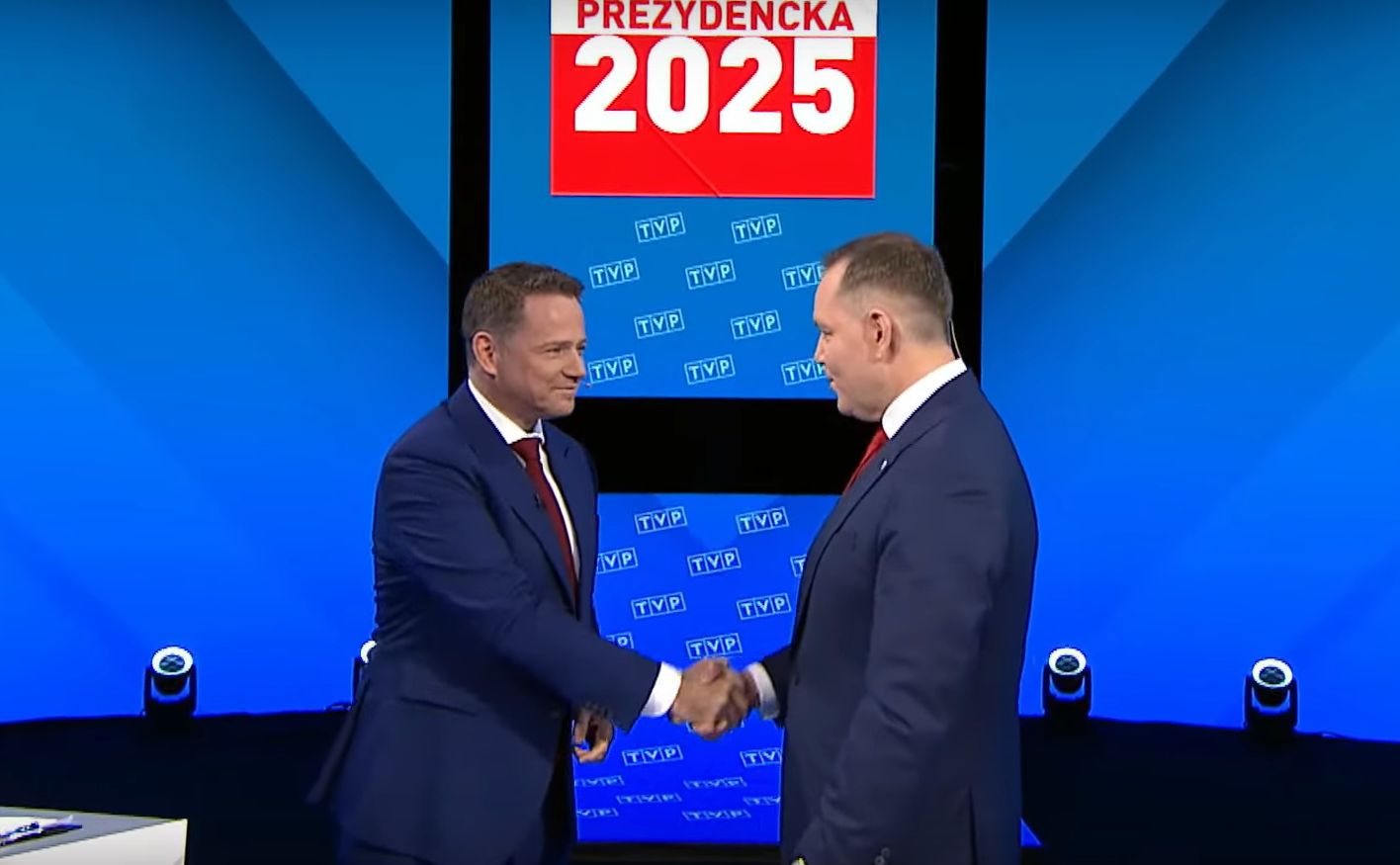 Pojedynek na wizji. Trzaskowski i Nawrocki w debacie prezydenckiej