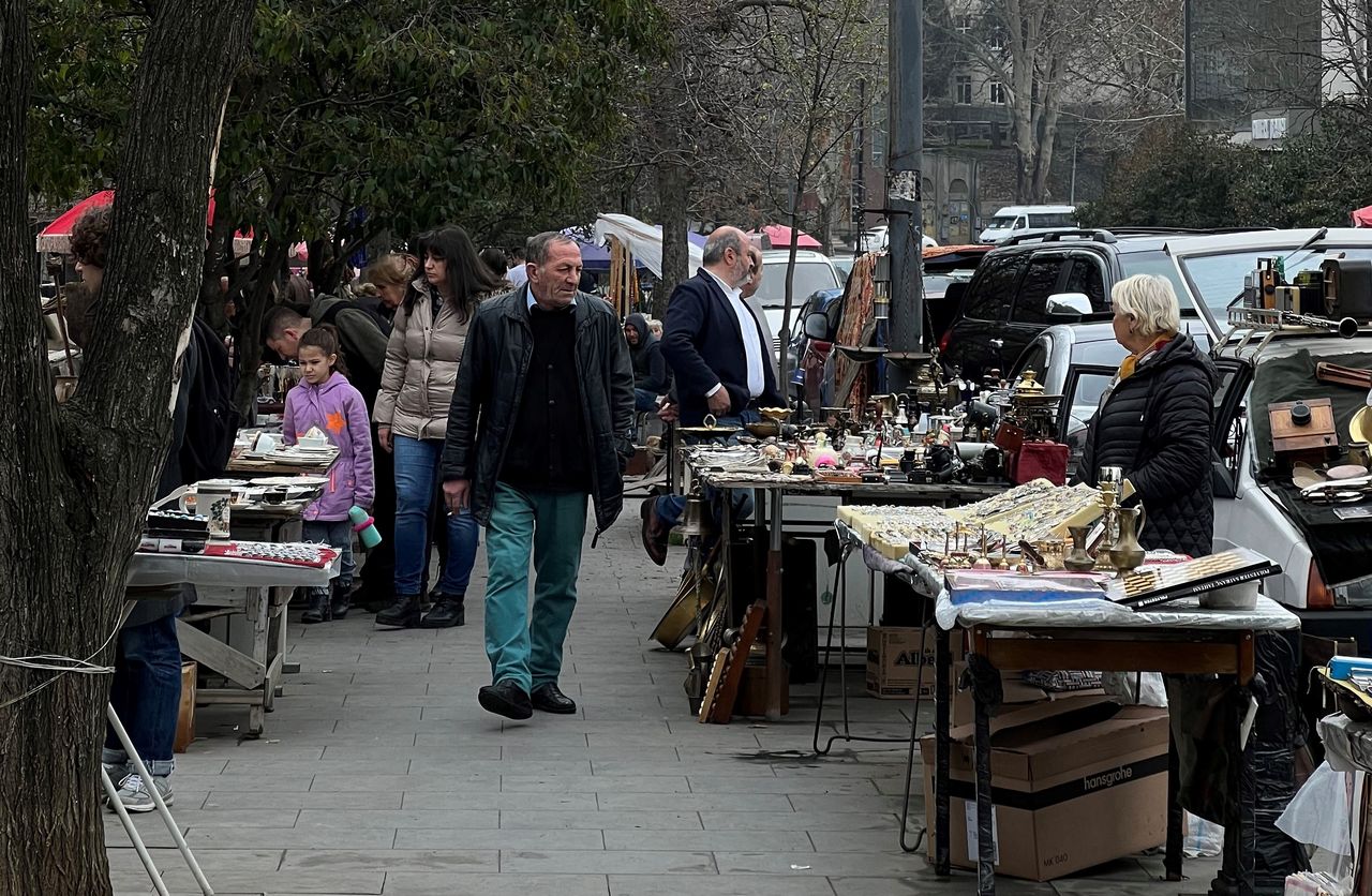 Na bazarze w Tbilisi