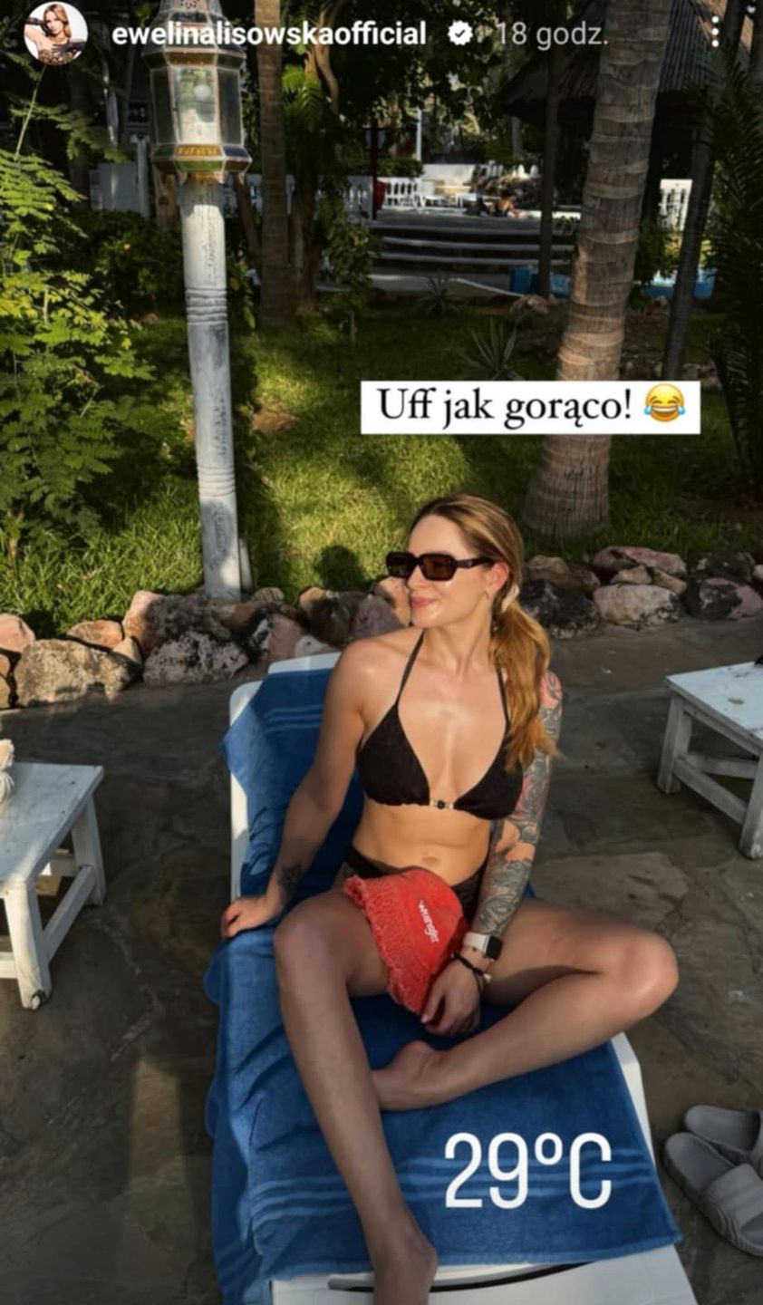 Ewelina Lisowska pozuje w bikini