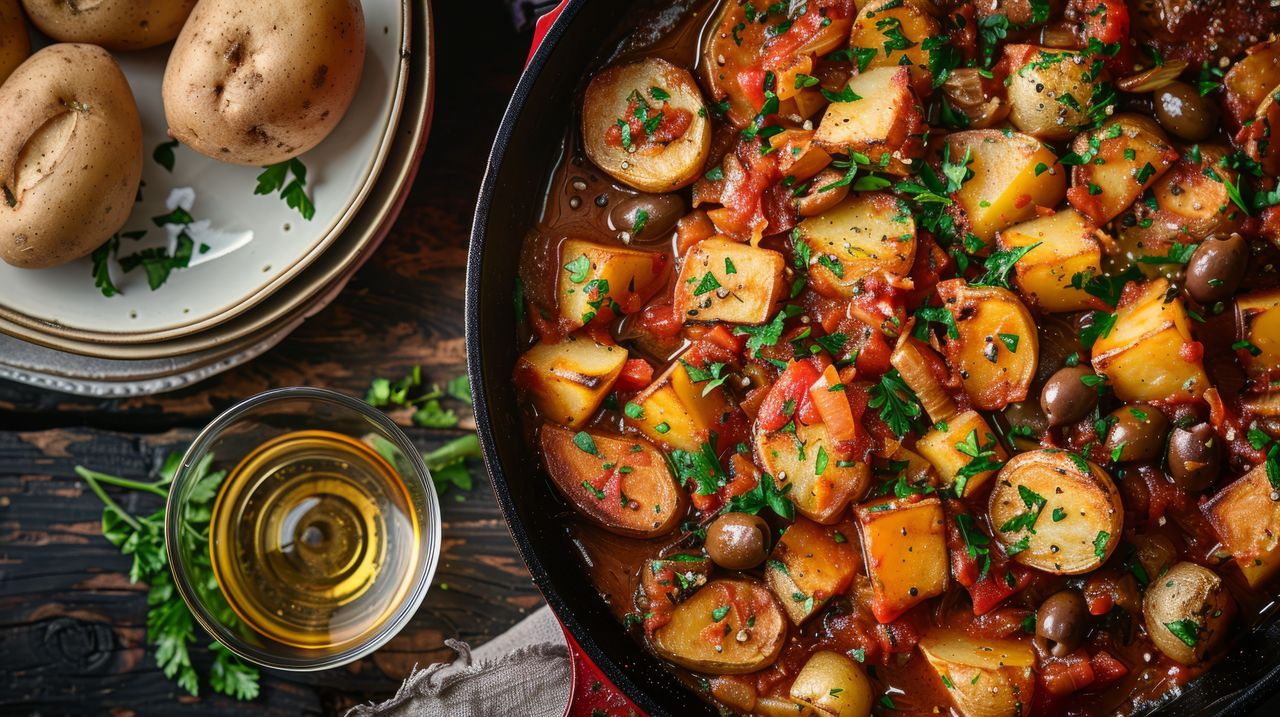 Greek potato stew: A simple yet flavorful culinary delight