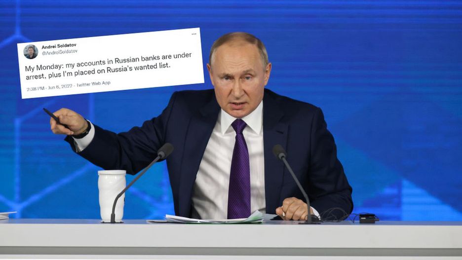 Władimir Putin i tweet Sołdatowa