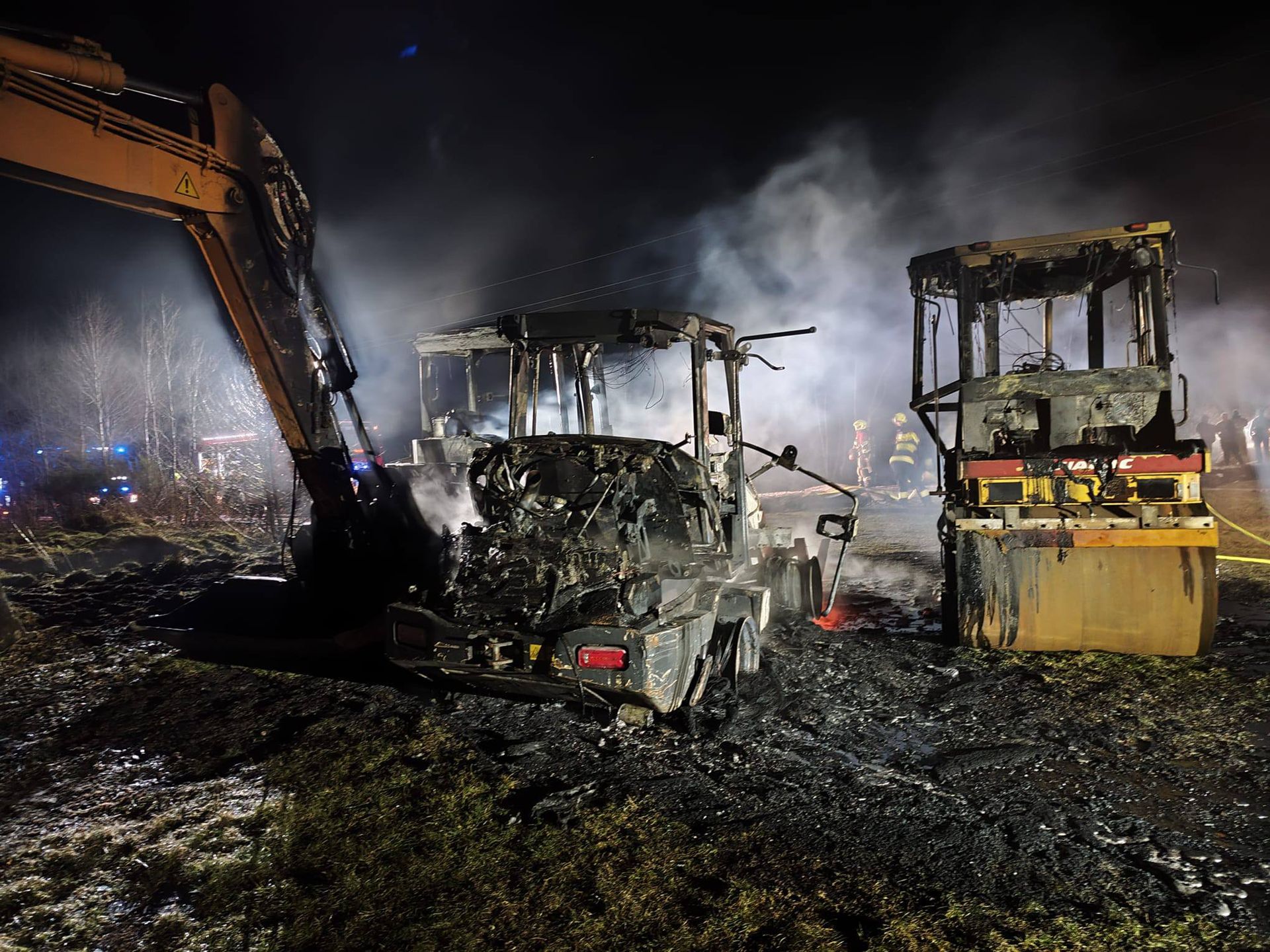 Pożar przy budowie elektrowni jądrowej. Spłonęły maszyny