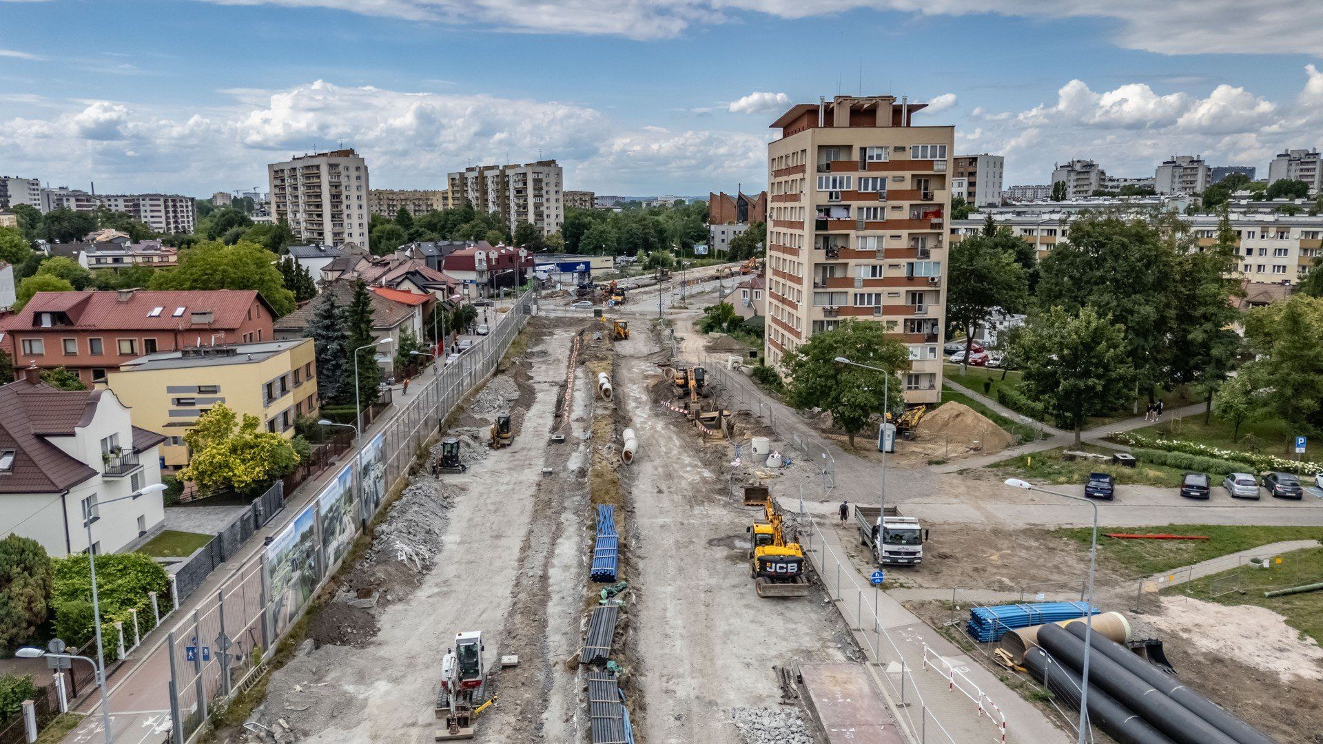 Budowa linii tramwajowej do Mistrzejowic w Krakowie