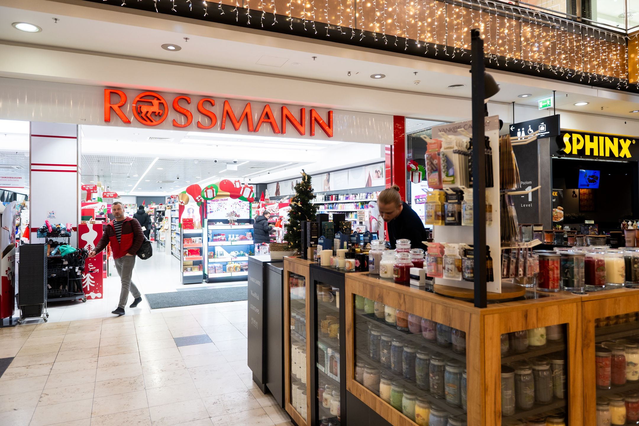 GDANSK, POLAND - 2023/12/08: Rossmann store seen inside a shopping mall in Gdansk. (Photo by Mateusz Slodkowski/SOPA Images/LightRocket via Getty Images)