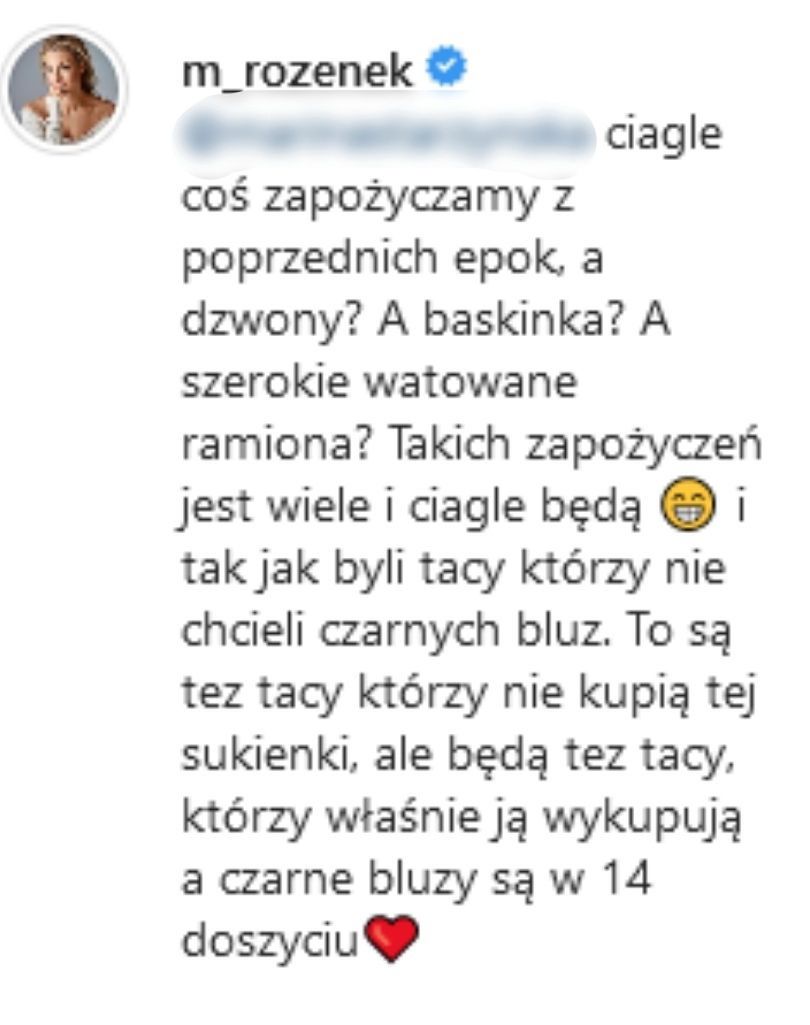 Internauci krytykują kusą kreację Małgorzaty Rozenek