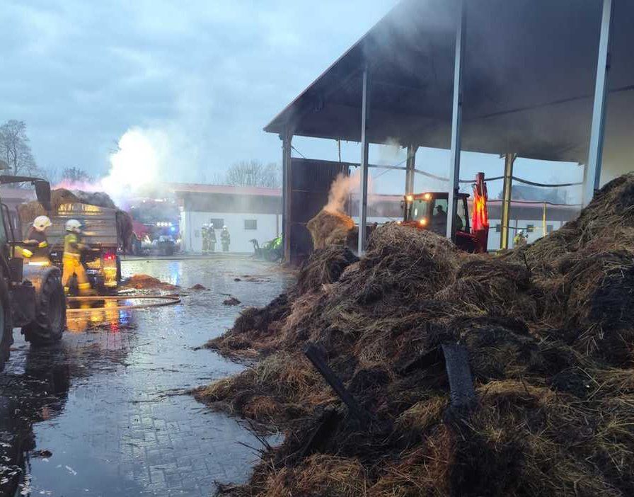 Kraków: Pożar w stadninie koni. Straty 2,5 mln zł, dwóch 14-latków może mieć związek ze sprawą