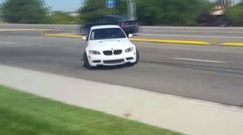 #dziejesiewmoto: Pirat w białym bmw o włos od kolizji, ojciec wkręca córkę w kradzież auta