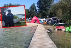 Dramat nad jeziorem. Strażacy wyłowili ciało 20-latka