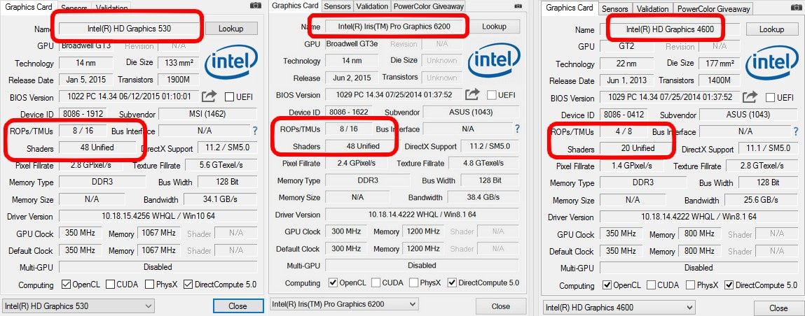 Intel HD 530