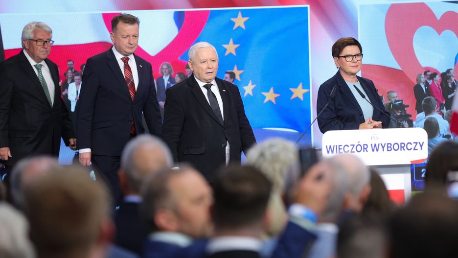 Jaros�aw Kaczy�ski, Mariusz B�aszczak, Beata Szyd�o, Ryszard Czarnecki
Rafa� Guz
eurowybory, parlamentu europejskiego, partia, partii, pis, polityk, polityka, sztab wyborczy, wybory