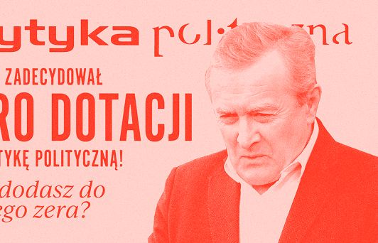 Krytyka Polityczna bez dotacji Ministerstwa Kultury. Organizuje akcję #pozdrowGlinskiego