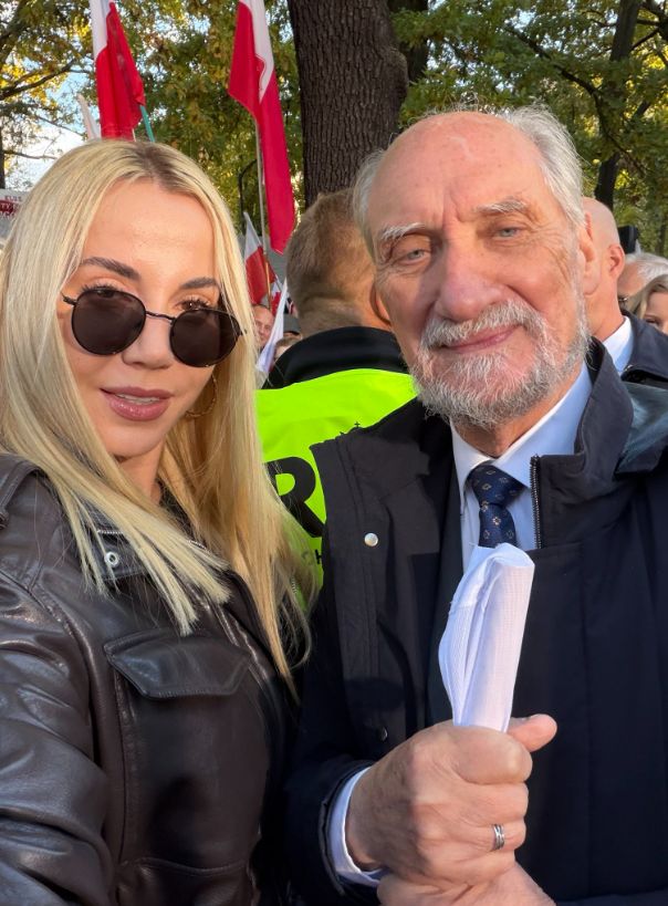 Marianna Schreiber i Antoni Macierewicz