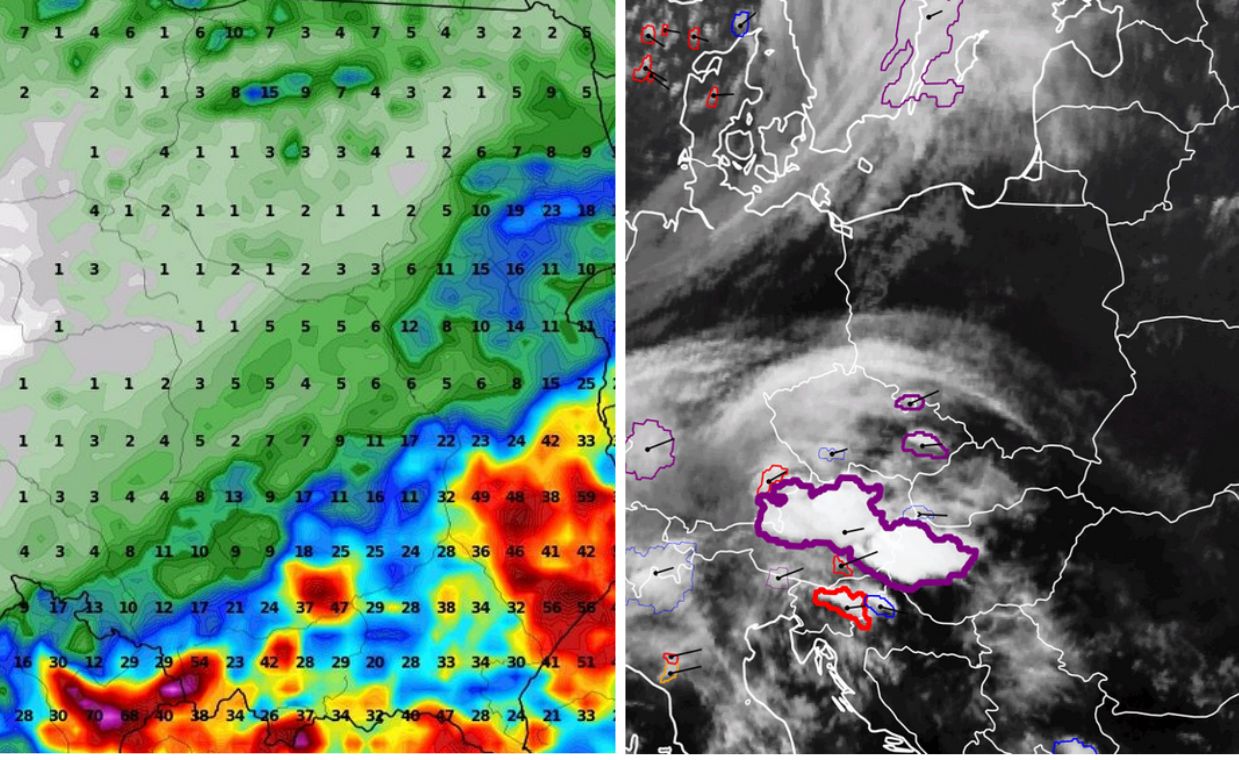 IMGW aktualizuje alerty. Burze szybko się rozwijają