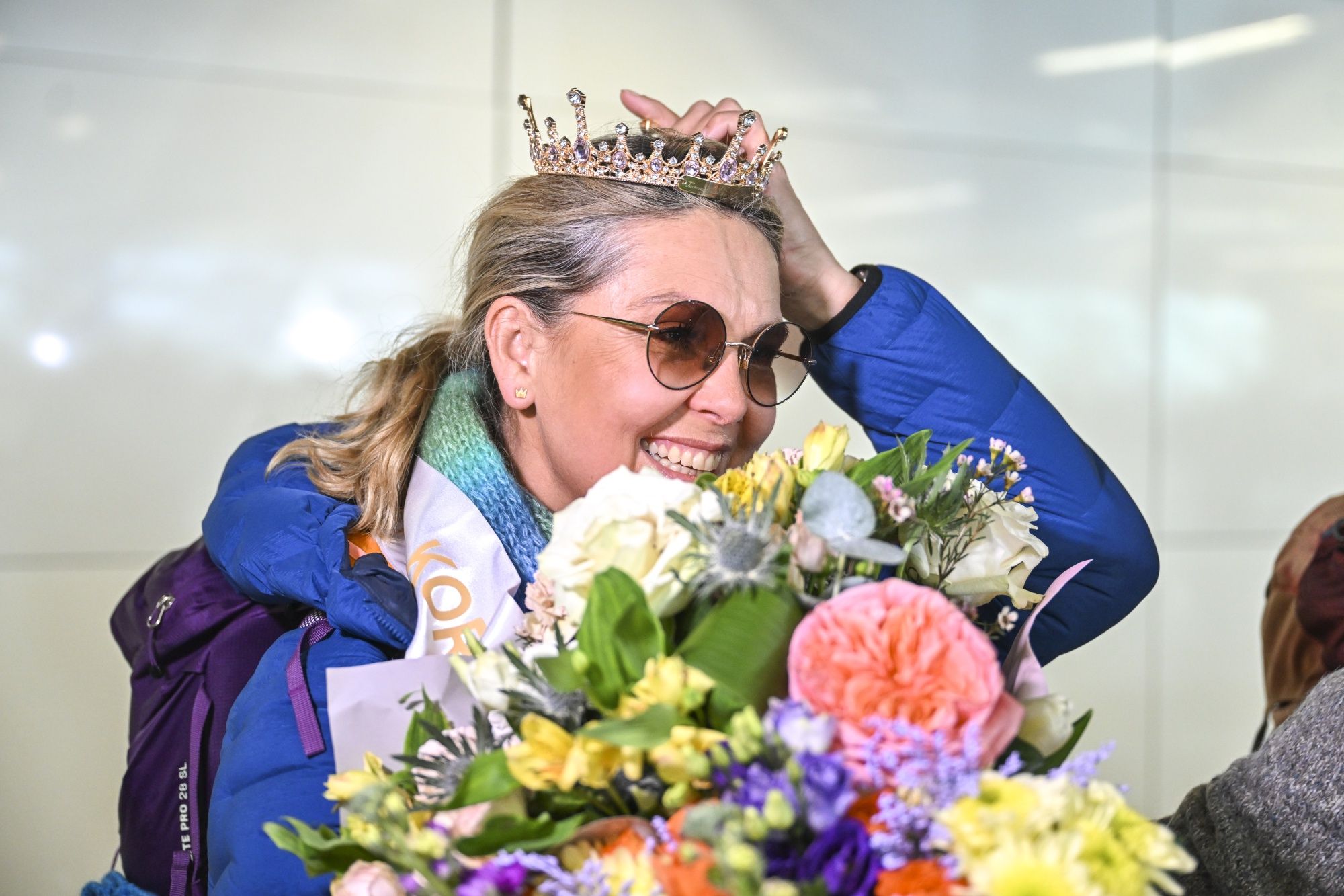 Ewa Wachowicz powitana niczym królowa