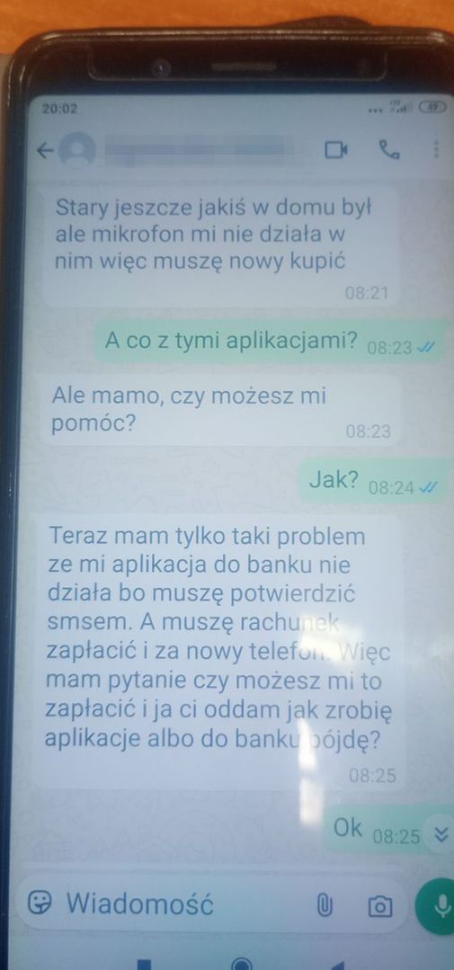„Telefon mi do ubikacji wpadł dzisiaj”. Tak wyglądała rozmowa z oszustem (zdjęcia)