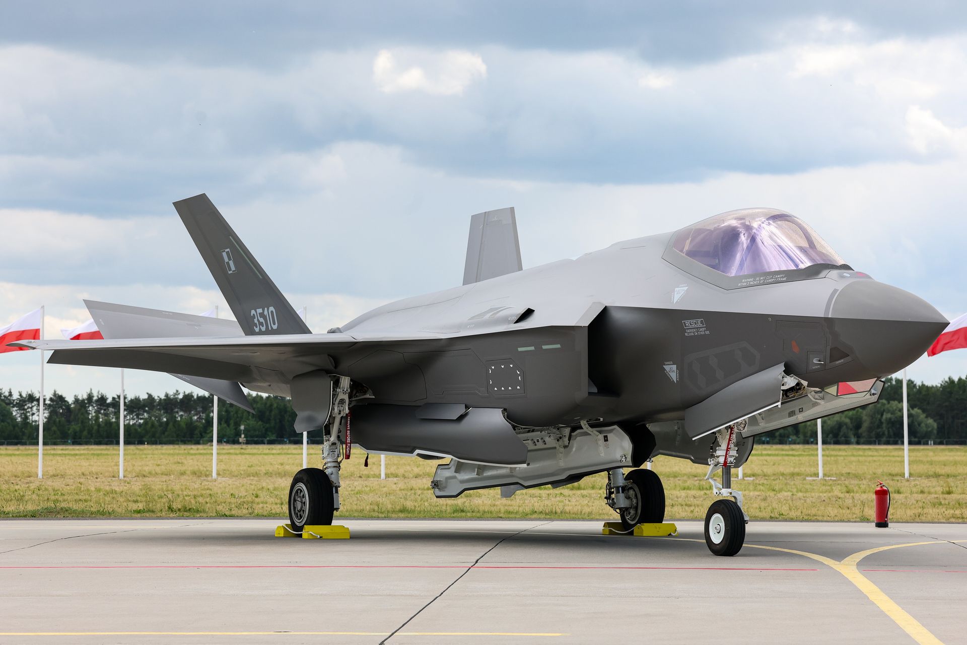 Pilot F-35 o przelocie nad Polską. Zdradził "małą tajemnicę"