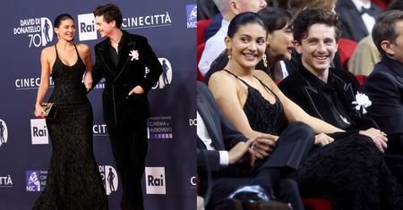 Kylie Jenner i Timothee Chalamet DEBIUTUJĄ na ściance. Aktor zabrał wydekoltowaną ukochaną na galę do Rzymu