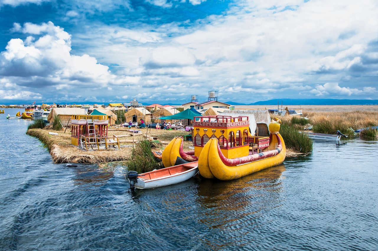 Jezioro Titicaca w Peru