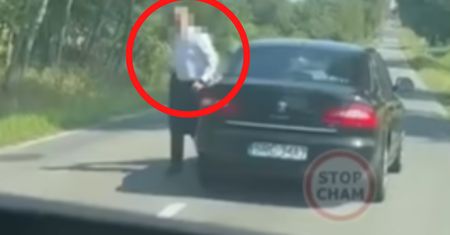 "Szeryf" w białej koszuli. Ruszył ze Skody. I się zaczęło